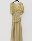 Abito Midi in Tulle con Maniche Velate