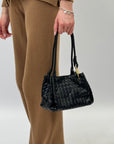 Borsa a mano con intrecci