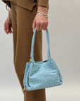 Borsa a mano con intrecci