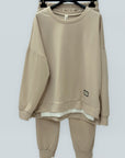 Completo Comfy Chic con Felpa e Pantalone Coordinato