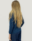 Cardigan in maglia traforata rombi con chiusura