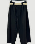 Pantaloni Ampi con Cintura Intrecciata e Vita Elasticizzata