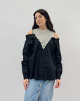 Camicia comoda con dettaglio