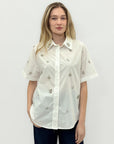 Camicia con Applicazioni Gioiello