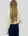 Felpa Stampa Bassotto con Vestibilità Oversize e Stile Casual