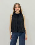 Canotta con strass