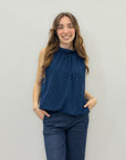 Canotta con strass