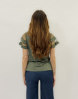 T-shirt con maniche trasparenti