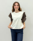 T-shirt con maniche