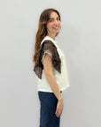 T-shirt con maniche