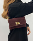 Borsa in Vera Pelle Scamosciata con Tracolla – Made in Italy