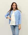 Giacca aperta con texture