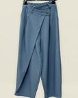 Pantalone Palazzo Vita Alta con Pences Stile Elegante