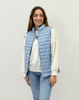 Piumino gilet con zip