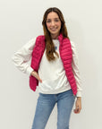 Piumino gilet con zip