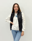 Piumino gilet con zip