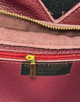 Borsa shopper in vera pelle con zip e manico intrecciato - Made in Italy