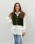 Camicia con gilet
