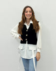 Camicia con gilet
