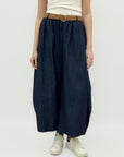 Pantalone Palazzo Vita Alta con Elastico