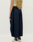 Pantalone Palazzo Vita Alta con Elastico