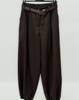 Pantalone Donna Balloon Vita Alta con Elastico