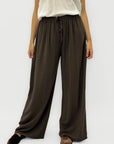 Pantaloni Palazzo con Vita Elasticizzata