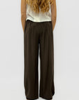 Pantaloni Palazzo con Vita Elasticizzata