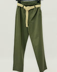 Pantalone Elasticizzato Vita Elastico Fit Slim Comfort