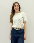 T-shirt con scritta "drama queen in pausa"