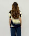Maglia con fiore ricamato