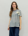 Maglia con fiore ricamato