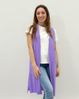 T-shirt in cotone con gilet