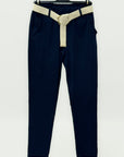 Pantalone Elasticizzato Vita Elastico Fit Slim Comfort