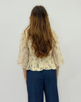 Cardigan con ricami