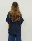 Camicia di lino con bottone