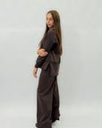 Completo tuta con pantalone ampio