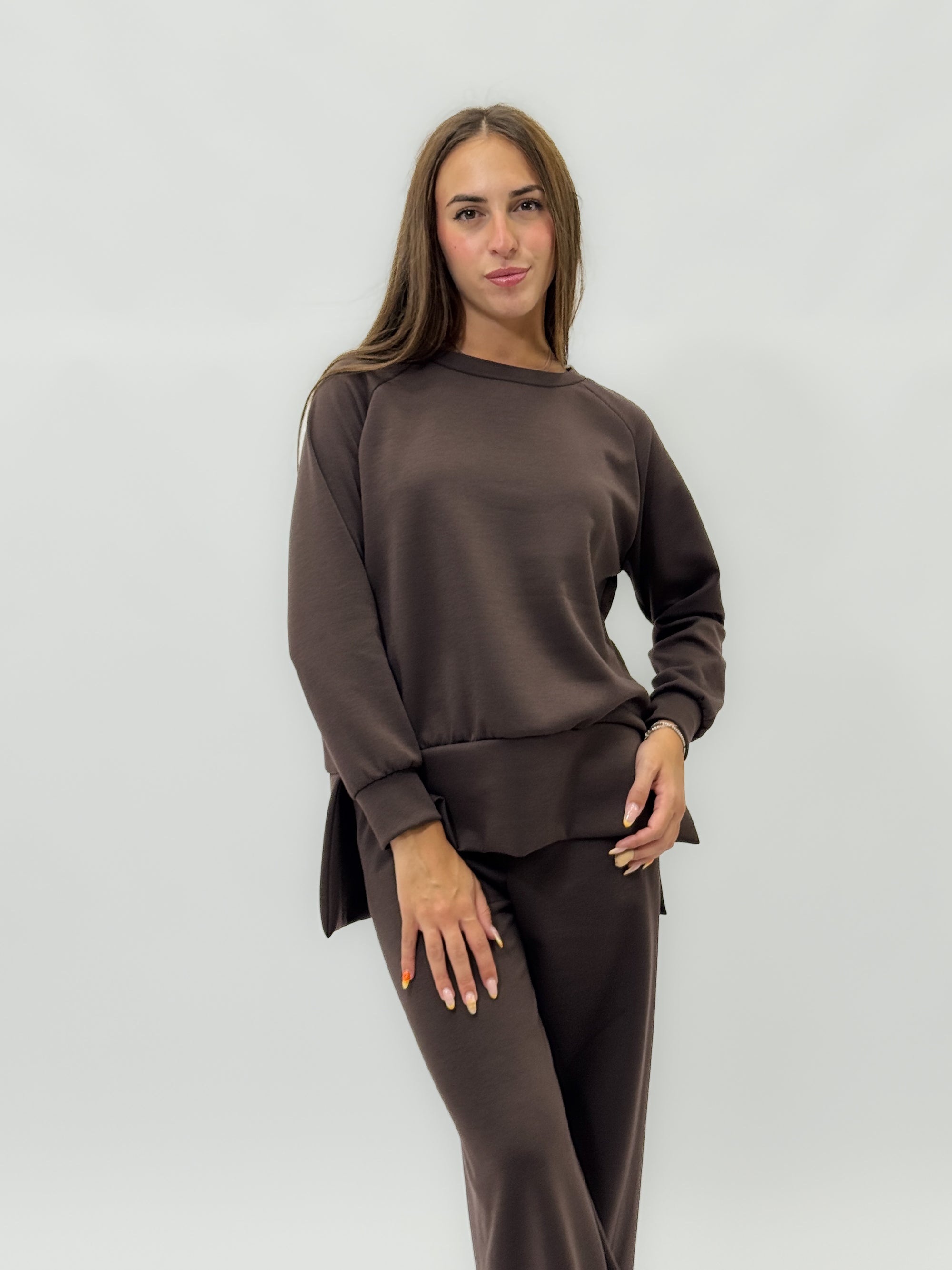 Completo tuta con pantalone ampio