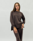 Completo tuta con pantalone ampio