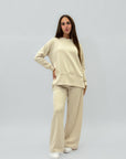 Completo tuta con pantalone ampio