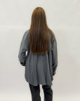 Camicia plissè oversize