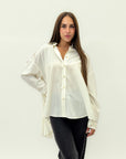 Camicia plissè oversize