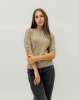 Maglia in lana mezza manica