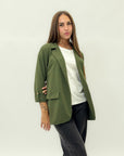 Giacca blazer taglio morbido