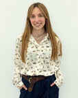Camicia Fantasia con Stampa Cani
