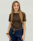 T-Shirt in Pizzo Trasparente