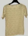 T-Shirt in Pizzo Trasparente