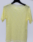 T-Shirt in Pizzo Trasparente