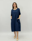 Abito in denim con tasche