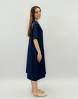 Abito in denim con tasche